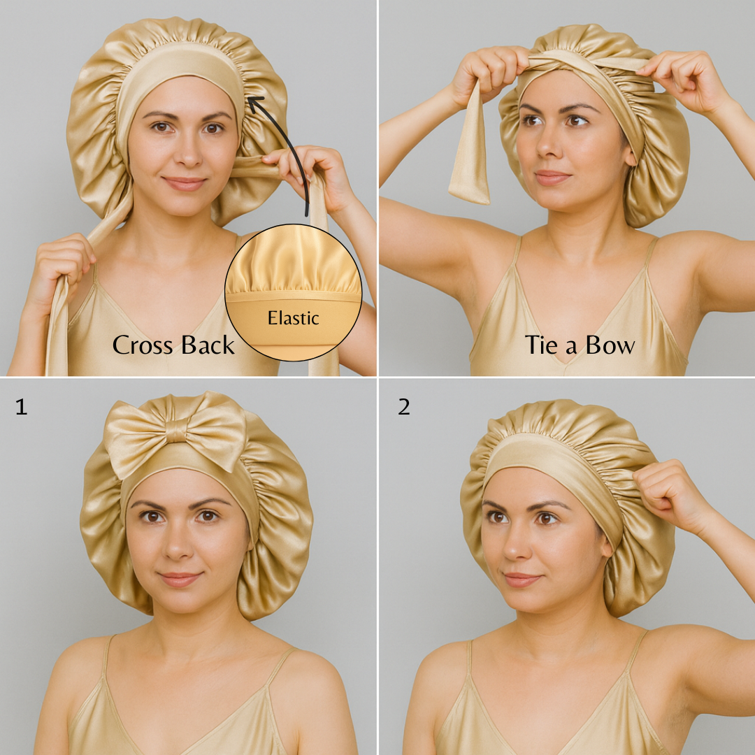 Silk Cap – Your hair always perfect (Even while you sleep)
