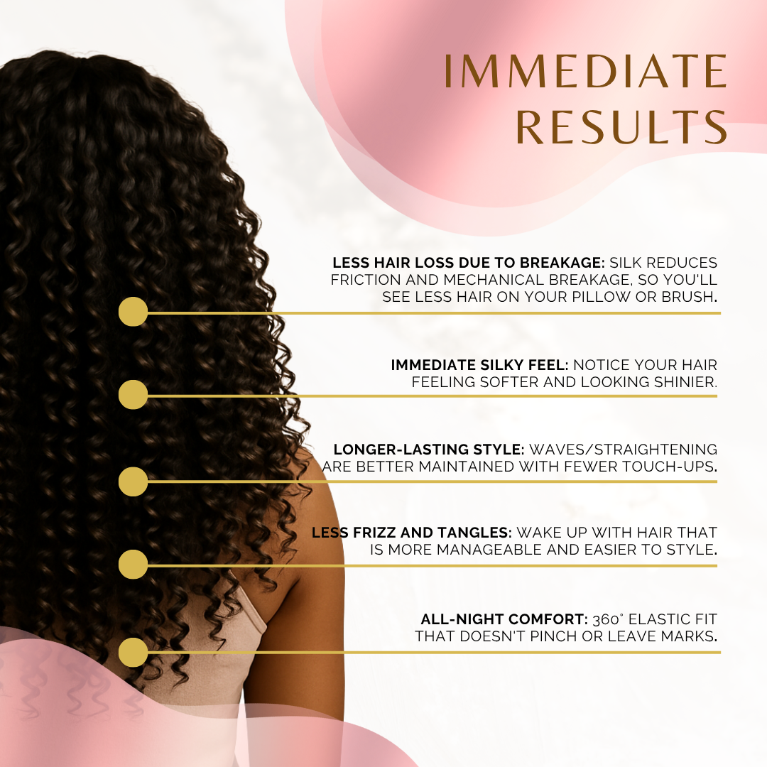 Silk Cap – Your hair always perfect (Even while you sleep)