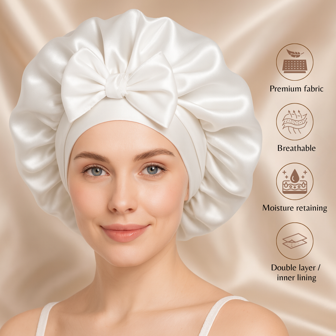 Silk Cap – Your hair always perfect (Even while you sleep)